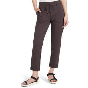 Democracy Ab Leisure High Rise Patch Pocket Utility Roll Cuff Drawstring Pants